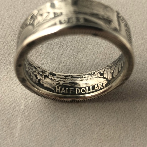 Walking Liberty Coin Ring (90% Silver) - Picture 4 of 5